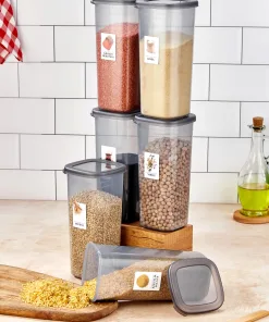 Alternative view of Aryuss 12 delige 1200ml voorraadbus met etiketten