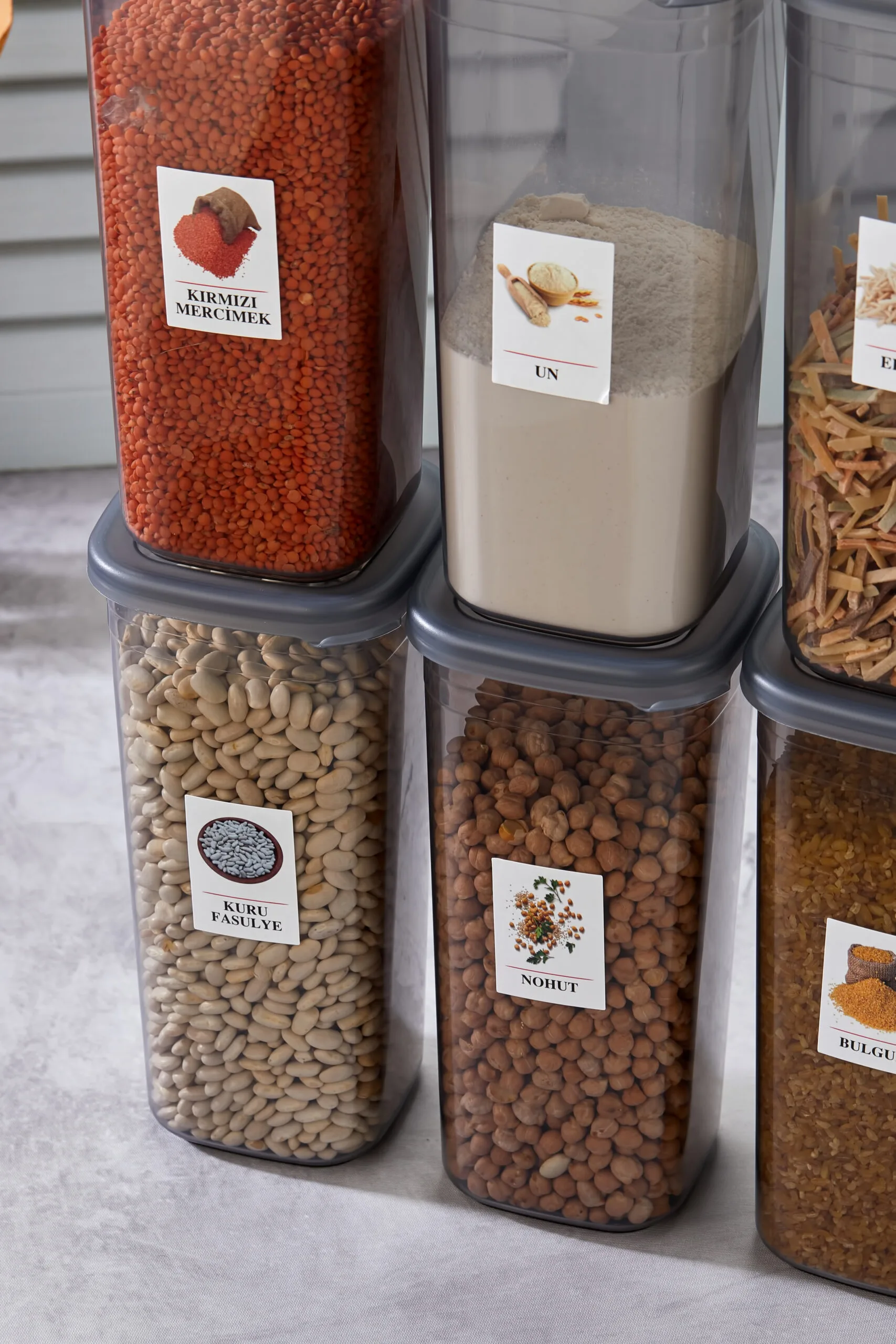 Aryuss 12 delige 1750ml voorraadbus met etiketten 7 Aryuss 12 delige 1750ml voorraadbus met etiketten - Afbeelding 6