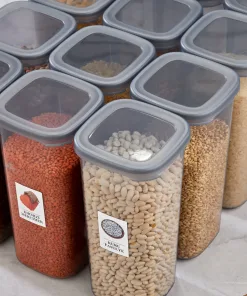 Aryuss 12 delige 1750ml voorraadbus met etiketten 11 voorradbus