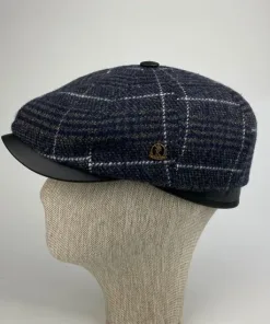 Alternative view of Karnas Premium geruite winter flatcap voor heren