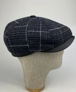 Karnas Premium geruite winter flatcap voor heren